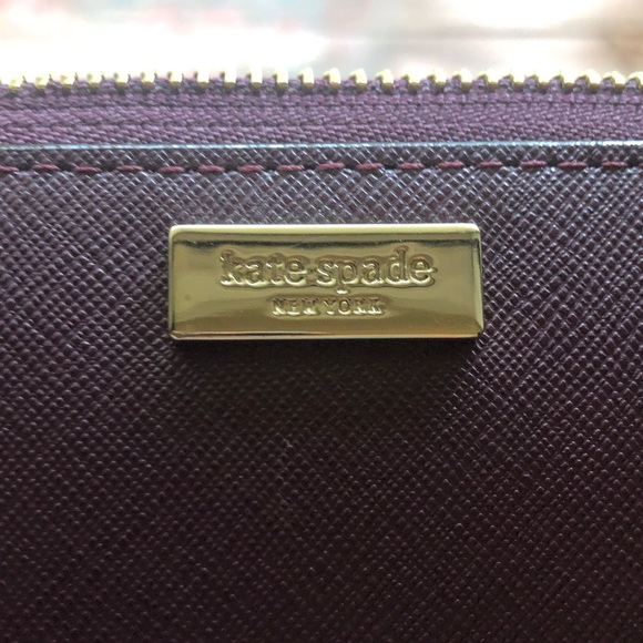 Kate Spade Burgundy Wallet - Picture 4 of 4